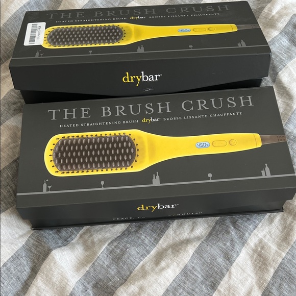 Drybar Accessories - Drybar Yellow Heated Straightening Brush